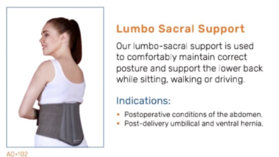 ADORE LUMBO SACRAL BELT